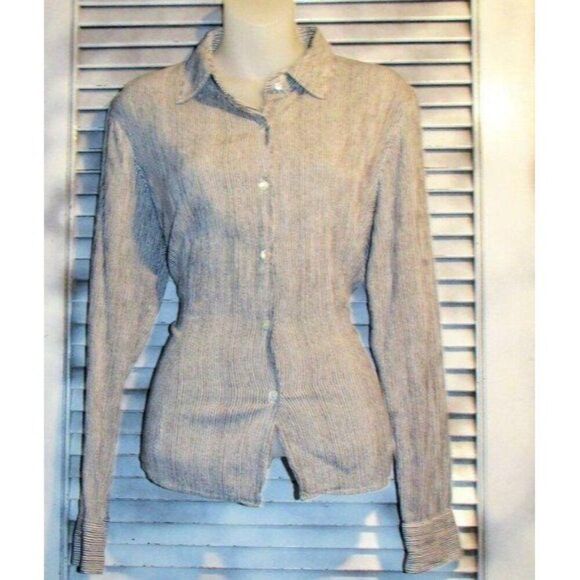 Telluride Clothing Co. Sz 10 Striped Button Down - Picture 7 of 10